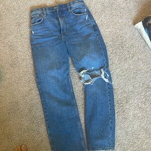 Abercrombie 90s straight ultra high rise jeans 26s